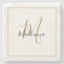 Recherche de style dessous de verres Initiale