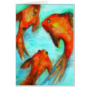 Recherche de koi japonais vœux cartes Poisson rouge