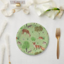 Recherche de hérisson assiettes en papier Aquarelle