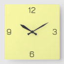 Recherche de jaune citron horloges Moderne