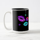 Recherche de lèvres vertes tasses Embrasser