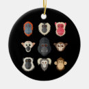 Recherche de singe drôle ornements Chimpanzé