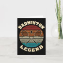 Recherche de concurrence vœux cartes Badminton papa