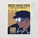 Recherche de yeux cartes postales Illustration