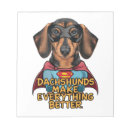 Recherche de poison blocsnotes Chemise dachshund