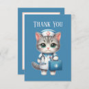 Recherche de infirmière chat cartes postales Mignonne