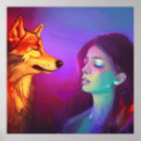 Recherche de loup mystique posters Nature