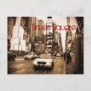 Recherche de taxis cartes postales Manhattan