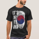Recherche de drapeau corée tshirts Dna