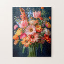 Recherche de verre puzzles Bouquet