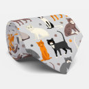 Recherche de chat noir blanc cravates Motif de chat