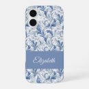 Recherche de toile iphone coques Bleu blanc