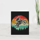 Recherche de moto vintage vœux cartes Moto de saleté