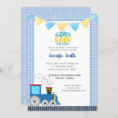 Recherche de toy party invitations Bleu