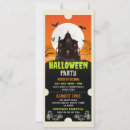 Recherche de billet de halloween invitations Maison hantée