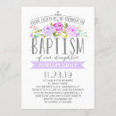 Recherche de lilas baptême invitations Moderne