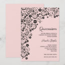 Recherche de girly quinceanera invitations Princesse