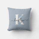 Recherche de bleu de coussins Calligraphie