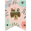 Recherche de bébé en fleurs guirlandes fanions Jeune fille