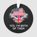 Recherche de drapeau anglais ornements Noël