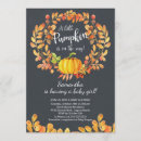Recherche de citrouille mignon invitations Feuilles