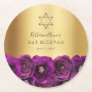 Recherche de bat mitzvah dessous de verres Élégant