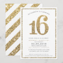 Recherche de vintage 16ans anniversaire invitations Glamour
