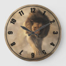Recherche de lions africains horloges Roi des bêtes