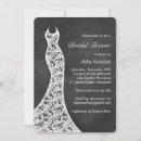 Recherche de chalkboard bridal shower invitations Rustique