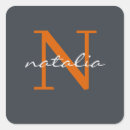 Recherche de monogramed autocollants Initiale