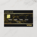 Recherche de credit card cartes visite Or noir
