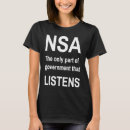 Recherche de nsa tshirts Gouvernement