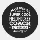 Recherche de hockey de champ autocollants Entraîneur