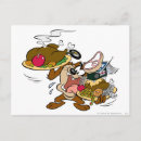 Recherche de taz cartes postales Looney tunes personnage
