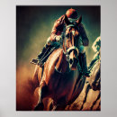 Recherche de jockeys posters Rétro