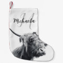 Recherche de bétail chaussette de noël Vache