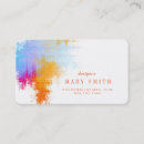 Recherche de énervé cartes visite Aquarelle