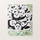 Recherche de panda puzzles Dessin