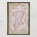 Recherche de de corset invitations Vintage
