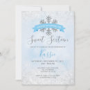 Recherche de winter 16ans anniversaire invitations Neige