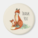 Recherche de renard de bébé magnets Nature