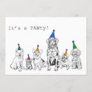 Recherche de canine invitations D'anniversaire de chien