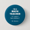 Recherche de professeurs de maths badges Humour