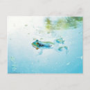 Recherche de grenouille bleue cartes postales Faune