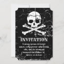 Recherche de pirate halloween invitations Gothique