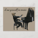 Recherche de pianiste cartes postales Piano