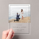 Recherche de cadre carré noir invitations Enregistrer la date