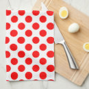 Recherche de rouge pois blanc cuisine linges Élégant