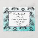 Recherche de damassé cartes postales Turquoise