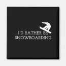 Recherche de station de vacances refrigérateur magnets Snowboard